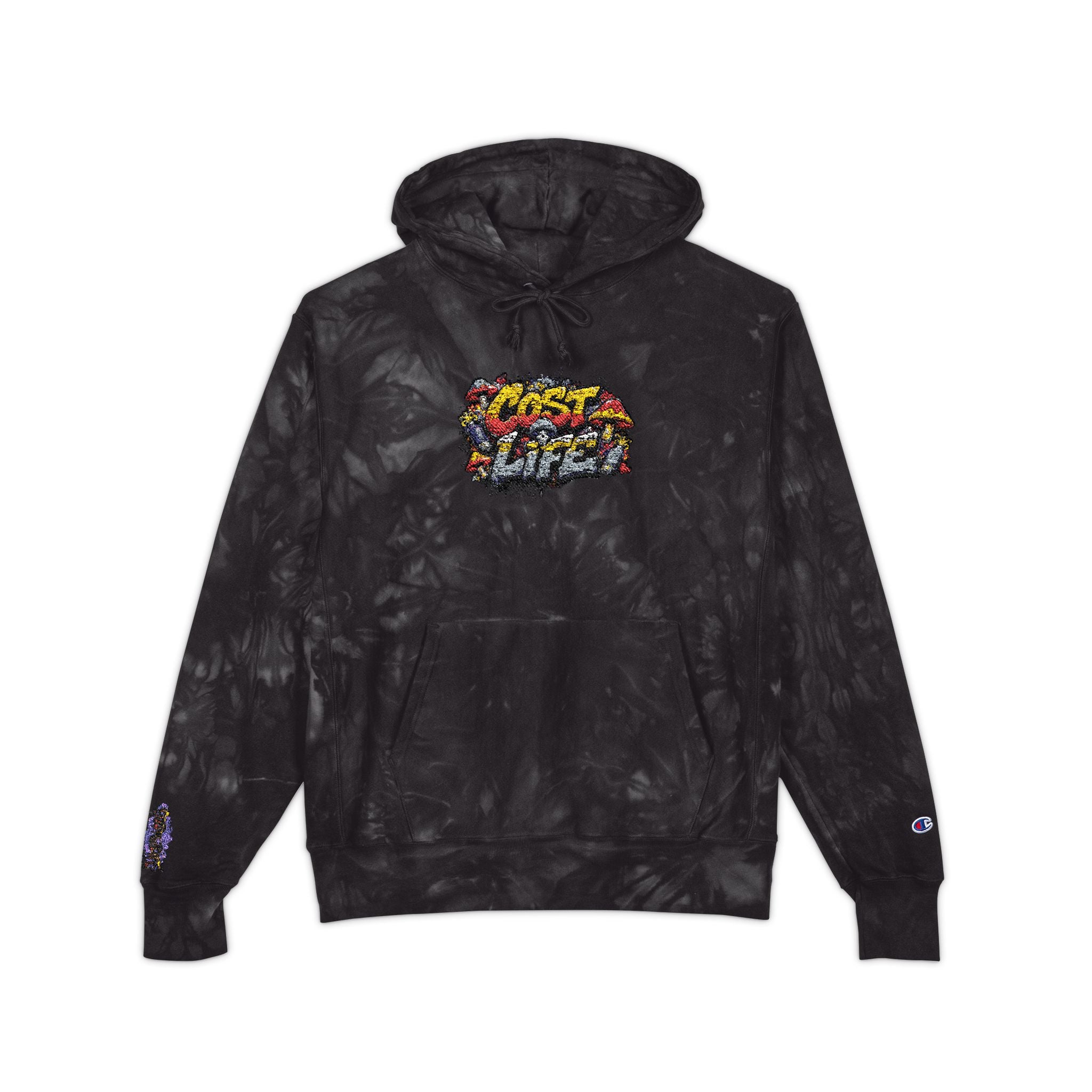 CostOLife Shadow Static Hoodie — back view detail