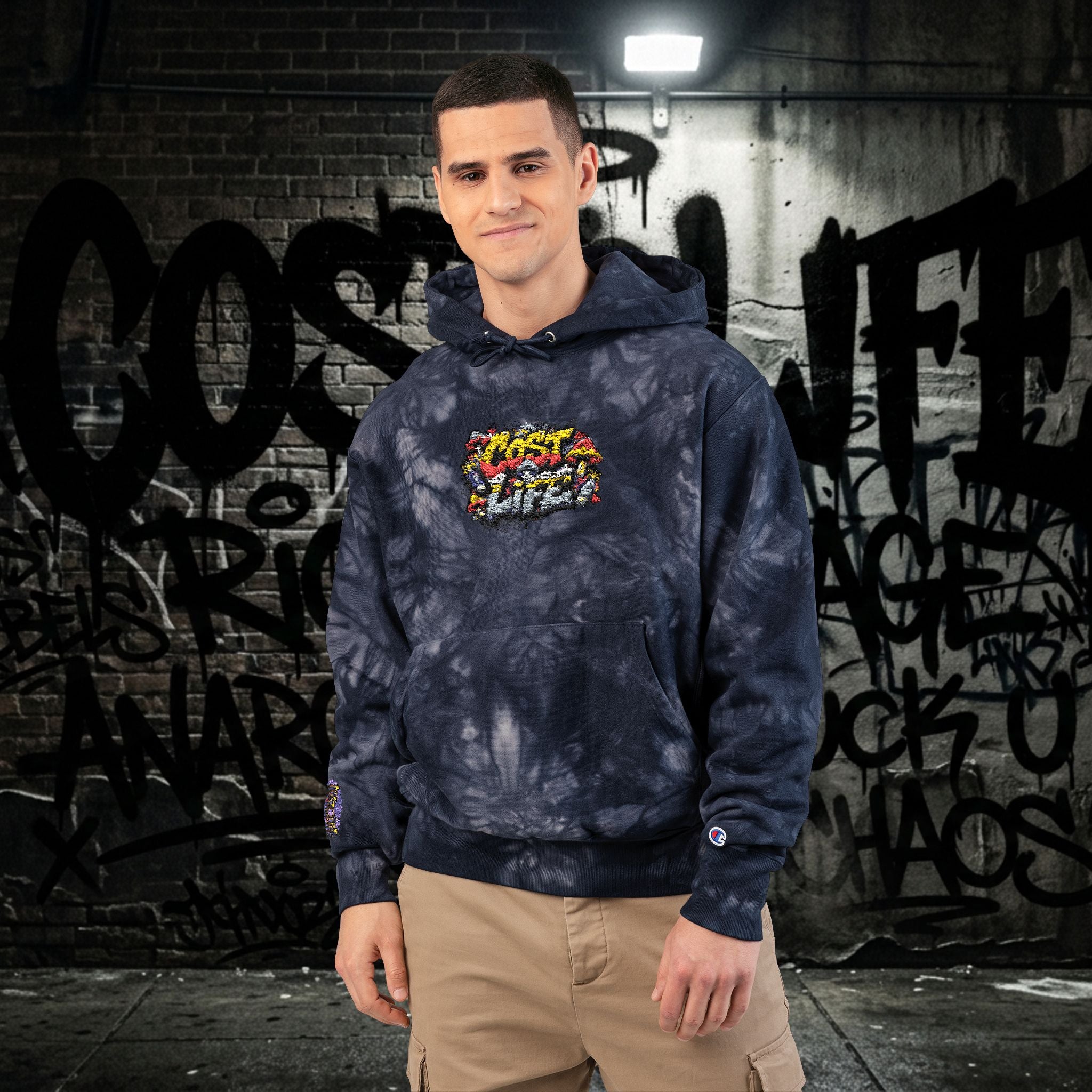 CostOLife Shadow Static Hoodie — front view, premium streetwear [proxy-test]