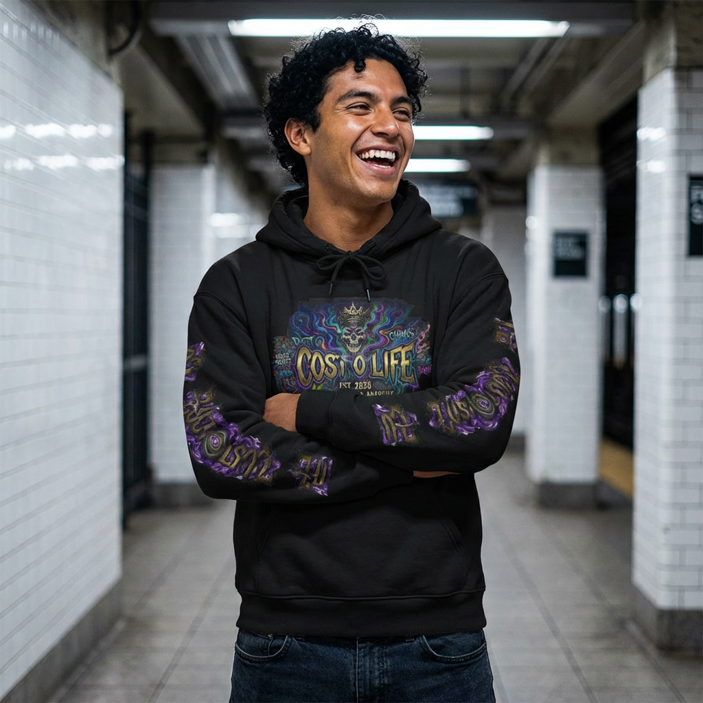CostOLife CHAOS CORE Signature Hoodie — side angle